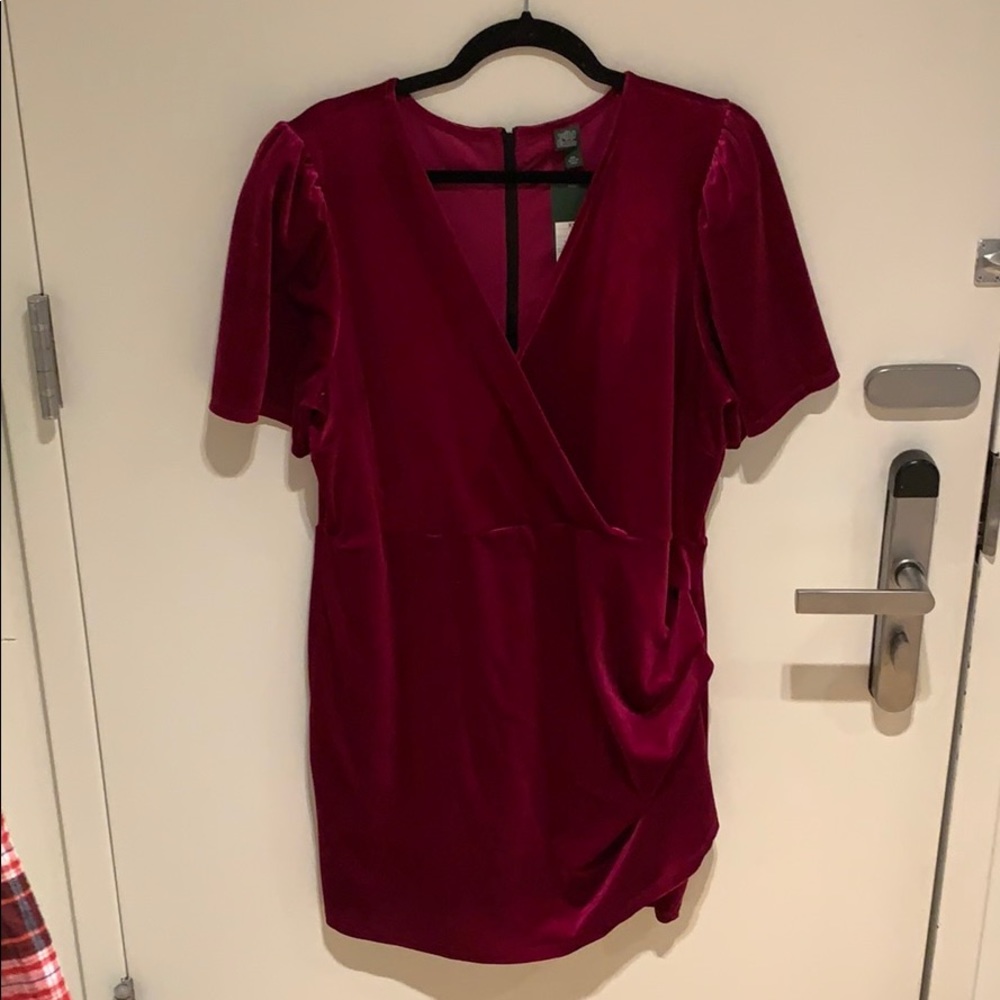 Never worn wild fable velvet mini dress